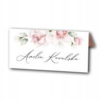 Виньетка визитная карточка для свадебного стола 4PCS цветочные WN3