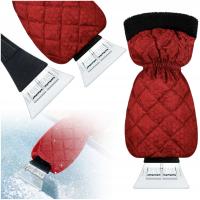 SKROBACZKA SAMOCHODOWA DO SZYB AUTA ODŚNIEŻANIA CZERWONA RĘKAWICA SKR12