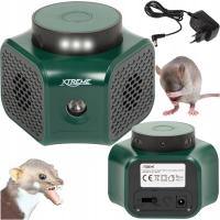 ODSTRASZACZ KUN ULTRADŹWIĘKOWY GRYZONI 360 LED MYSZ SZCZURÓW 9V UNIWERSALNY