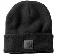 Зимняя мотоциклетная шапка Carhartt beanie black