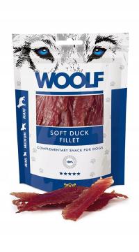 WOOLF Soft Duck Jerky Filet Przysmak paski z Kaczki dla Psa 100g
