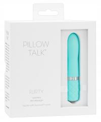 PILLOW TALK - MINI WIBRATOR FLIRTY TURKUSOWY