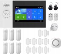 Bezprzewodowy system alarmowy Wi-Fi Tuya Smart Life do domu, pilot, app