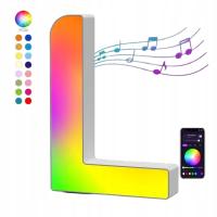Podświetlane litery zasilane przez USB Świecąca litera L LED dekoracja