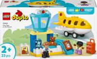 LEGO DUPLO 10443 LOTNISKO I SAMOLOT - DUŻE EDUKACYJNE KLOCKI OD 2 LAT
