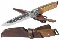 Exclusive охотничий нож - кожа Кожа ND240