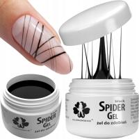 Żel Do Zdobień Paznokci Spider Gel Czarny Black Pajęcza Sieć Linie 3ml