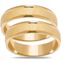 Золотые обручальные кольца-пара PR 333 5 мм бесшовные!!