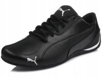 Мужская черная спортивная обувь PUMA DRIFT CAT 5 CORE кожаные кроссовки R. 42
