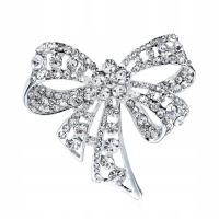 PINETS Брошь с cyrkoniami Бант Стразы