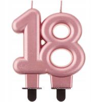 Свеча для торта цифра 18 день рождения восемнадцать