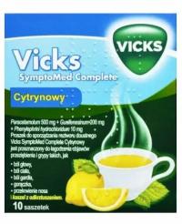 Vicks AntiGrip Complex 500 mg + 200 mg + 10 mg smak cytrynowy 10 saszetek