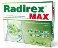 Radirex Max 15 mg lek na zaparcia 10 kapsułek