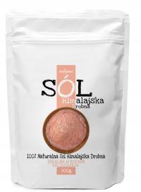 Гималайская соль 500 г, розовая, мелкая, натуральная