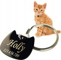 МЕТАЛЛИЧЕСКАЯ БИРКА ДЛЯ КОШЕК ID ГРАВЕР