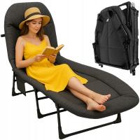 Туристическая кровать TRIZAND складной 150 кг УФ полевой шезлонг канадский шезлонг