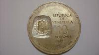 Moneta Wenezuela 10 boliwarów Bolivar 1973 Ag.900 30g