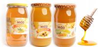 Мед золотарник подсолнечный одуванчик набор нектар RU 1,1 кг бесплатно