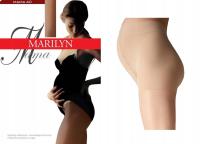 MARILYN Rajstopy dla kobiet ciężarnych MAMA 40den ciążowe BEŻOWE VISONE 3/M