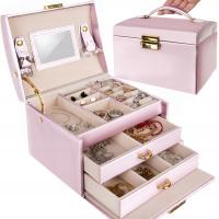 Шкатулка для ювелирных изделий, шкатулка-органайзер, элегантная коробка для сережек из роз