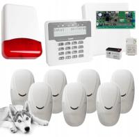 SYSTEM ALARMOWY SATEL Versa 10 7 CZUJEK SMILE 15kg APLIKACJA GSM SMS PUSH