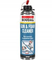 GUN & FOAM CLEANER SOUDAL PŁYN CZYSZCZĄCY CZYŚCIK W AEROZOLU 500 ml
