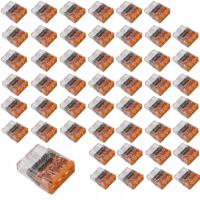 50 x Szybkozłączka WAGO 2273-203 0,5-2,5 mm2 Drut Do Puszek Instalacyjnych