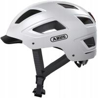 KASK ROWEROWY MIEJSKI ABUS HYBAN 2.0 58-63CM BIAŁY POLAR WHITE