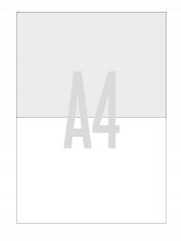 Etykiety samoprzylepne 210x148mm naklejki A5 na formacie A4 100 arkuszy