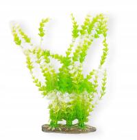 ROŚLINKA DO AKWARIUM SZTUCZNA NA KAMIENIU PŁYWAJĄCA ROŚLINKA 33cm GĘSTA