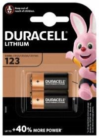 Bateria foto litowa Duracell CR123 2SZT