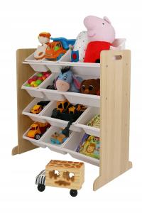 Книжная полка органайзер для детей пластиковый контейнер для игрушек Большой премиум XXL