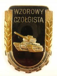 Odznaka - Wzorowy Czołgista - 1951 - LWP