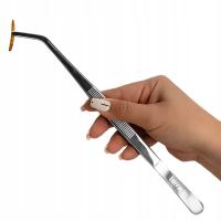 PĘSETA ZAGIĘTA TERRARIO VIPERTWEEZ 25CM WODOODPORNA KARMIENIE SPRZĄTANIE