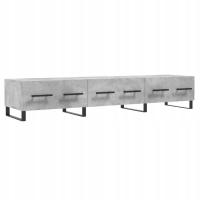 Szafka TV beton 150x36x30 cm szara