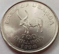 2597 - Uganda 100 szylingów, 1998