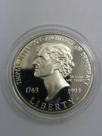 USA 1 dolar 1993 Thomas Jefferson