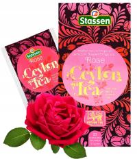 STASSEN Rose Tea-Цейлон розовый черный чай - 25 пакетиков