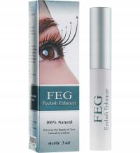 FEG средство для ускорения роста ресниц кондиционер для глаз 3 мл 100% натуральный