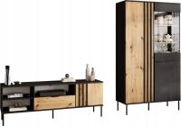 Meblościanka RUSTICA nowoczesna do salonu