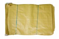 Mocne Worki na ekogroszek węgiel mąke 50x80 25Kg 50szt żółte