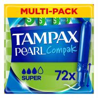 Tampax Compak Super Tampony z aplikatorem x72