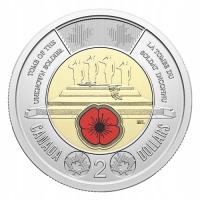 Canada: Honouring Canada’s Unknown Soldier kolorowany $2 2025