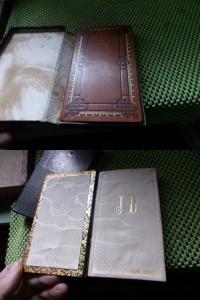 piękne O NAŚLADOWANIU CHRYSTUSA TOMASZ A KEMPIS SKÓRA jedwab pudełko 1914