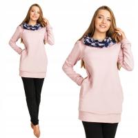 Anda bluza ciążowa różowy kwiaty