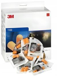 Zatyczki do uszu stopery pomarańczowe 1100 3M - 50 par w woreczkach