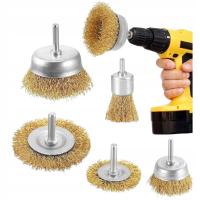 Szczotka Druciana Szczotki 5szt do wiertarki wkrętarki zestaw na wiertarkę