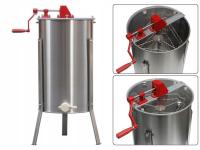 Miodarka wirówka do miodu 3 ramkowa ręczna nierdzewna, Wielkopolska BRCtech