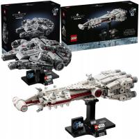 LEGO Star Wars 75375 SOKÓŁ MILLENIUM + OKRĘT TANTIVE IV Mini Scale Na Półke