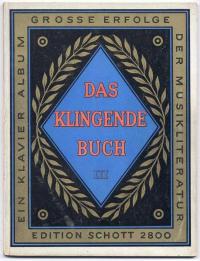 Klingende Buch Sammlung für Klavier Band III 1937